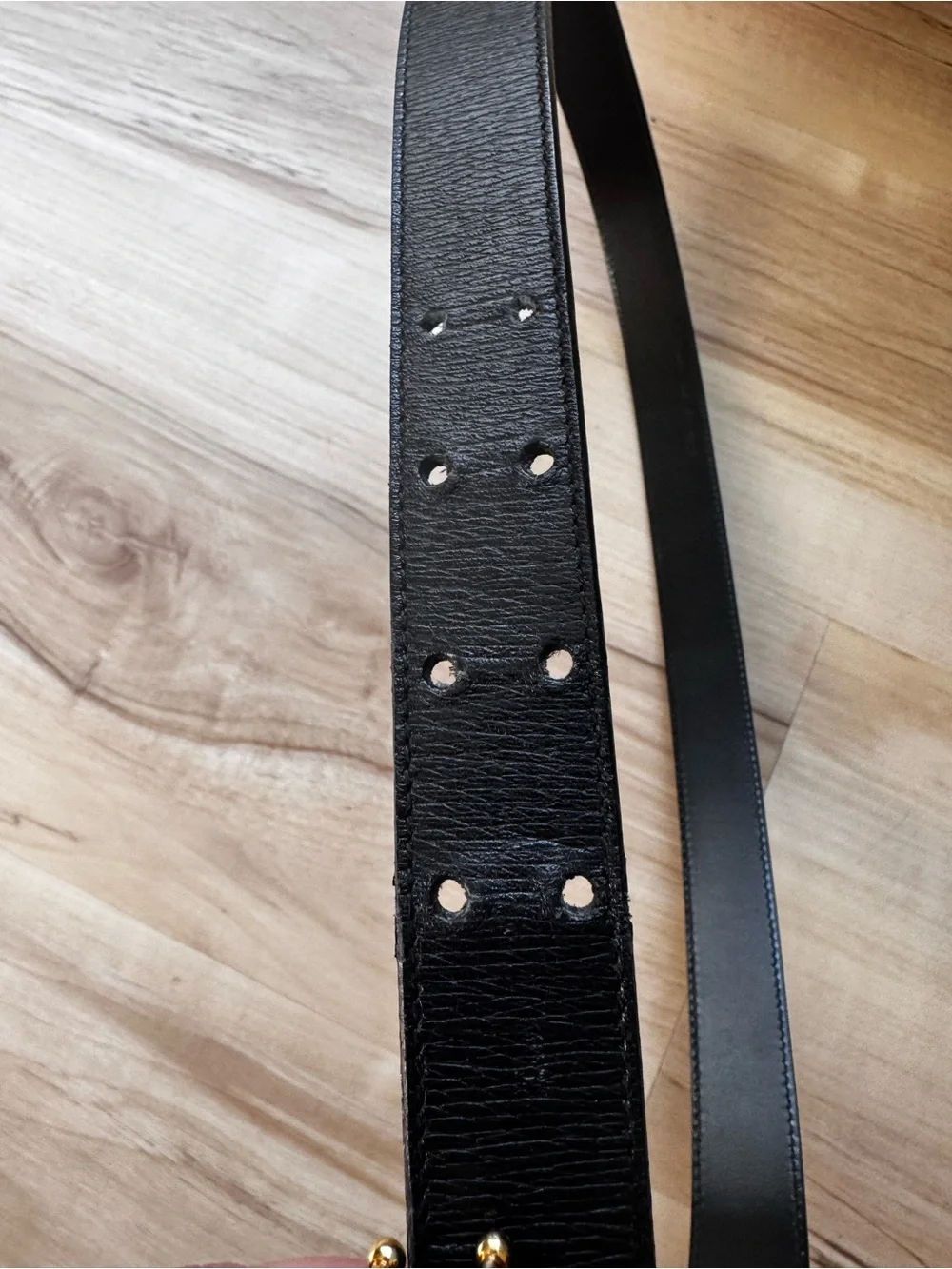 Authentic GUCCI Double Tiger Head Buckle Leather Belt 80・32・037・1766・1424 Black - Picture 4 of 7